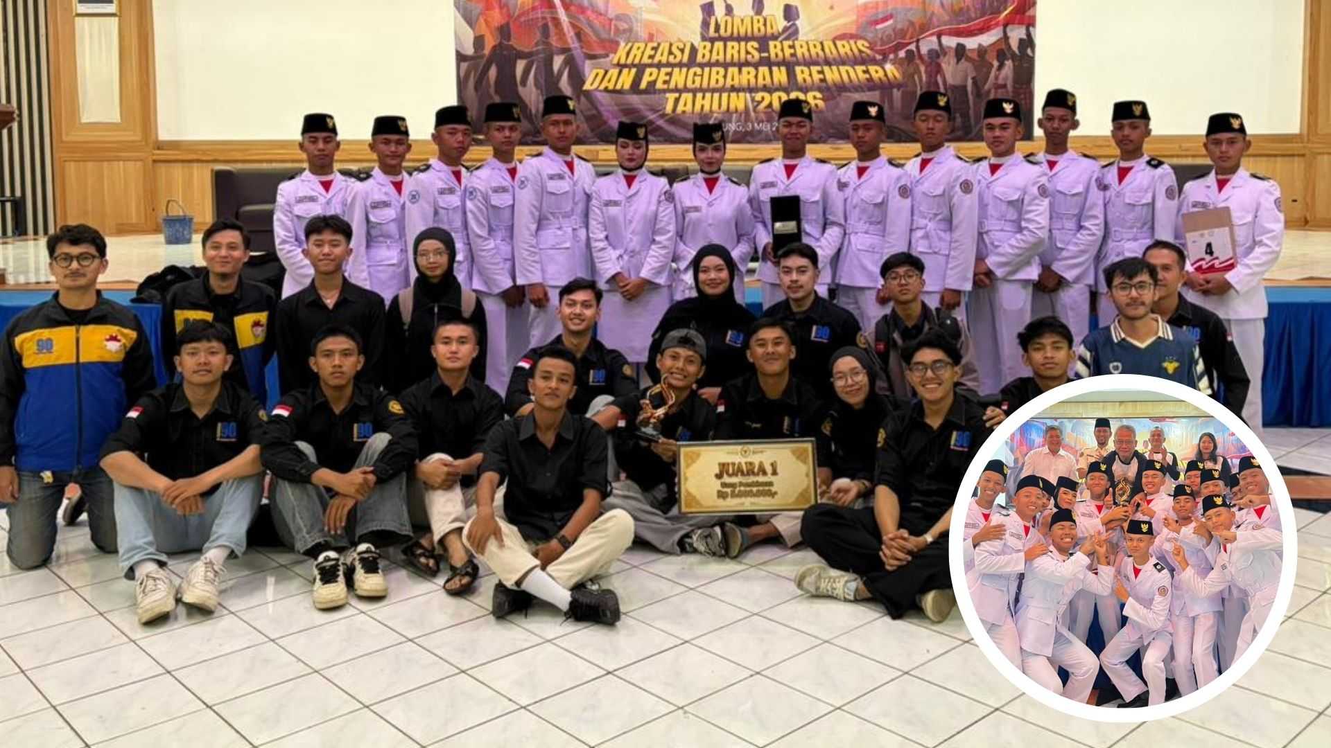 Sabet Juara 1 LFPB Provinsi Jabar, Paskibra SMKN 2 Garut Melaju ke Tingkat Nasional